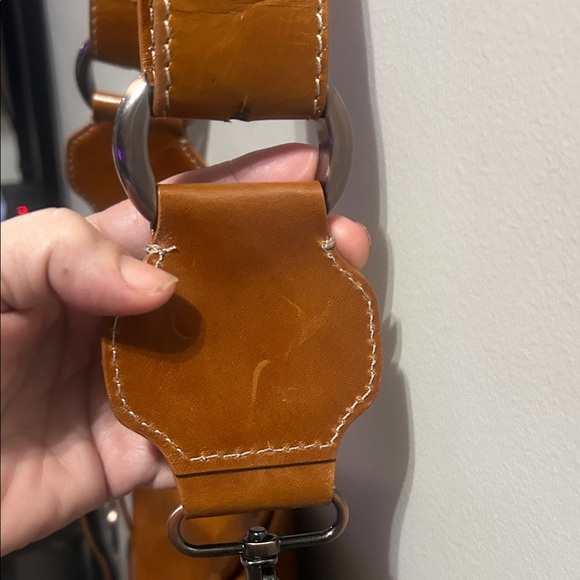 Brown Floral Women's Shoulder Bag - Picture 6 of 16